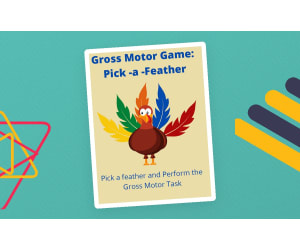 Gross Motor Game: Pick a Feather