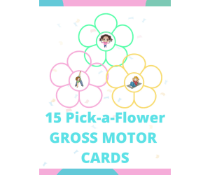 Gross Motor Movement Cards: Pick a Flower