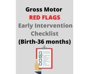 Gross Motor Red Flags: Early Intervention Checklist