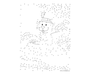 Groundhog Day Extreme Difficulty Dot-to-Dot / Connect the Dots