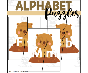 Groundhog's Day Letter Puzzles