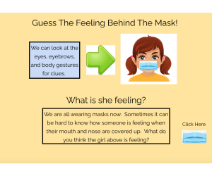 Guess The Feeling Behind The Mask! SEL Boom Cards