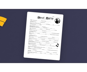 Guess the Lyrics – Music Word Game Activity