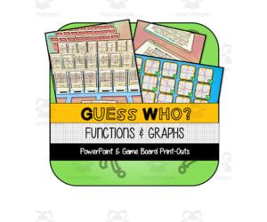 "Guess Who?" Functions and Graphs Guessing Game