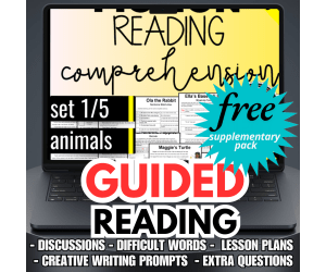 Guided Reading Activities and Lesson Plans Fiction Set 1 - Animals