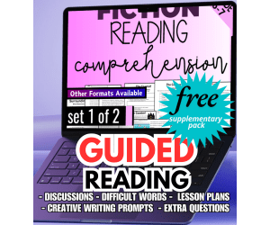 Guided Reading Activities and Lesson Plans Fiction Set 1