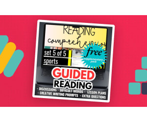 Guided Reading Activities and Lesson Plans Fiction Set 5 - Sports