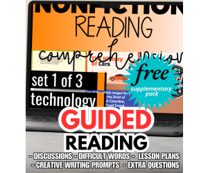 Guided Reading Activities and Lesson Plans Nonfiction Set 1 Technology