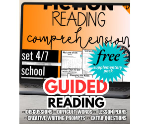 Guided Reading Activities with Lesson Plans: Fiction Set 4 - School