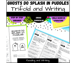 Guided Reading Activity Ghosts Do Splash in Puddles Trifold Book Repor