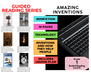 Guided Reading Level G - Amazing Inventions (with Lesson Plan)