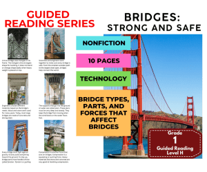 Guided Reading Level H - Bridges Strong and Safe