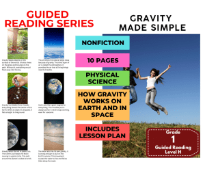 Guided Reading Level H - Gravity Made Simple