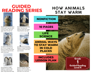 Guided Reading Level H - How Animals Stay Warm