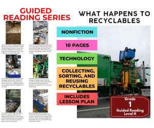 Guided Reading Level H - What Happens to Recyclables