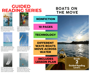 Guided Reading Level L - Boats on the Move (with Lesson Plan)