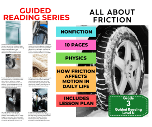 Guided Reading Level N - All About Friction (with Lesson Plan)