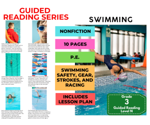Guided Reading Level N - Swimming (with Lesson Plan)