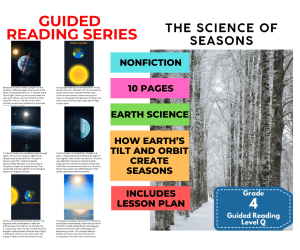 Guided Reading Level Q - Science of Seasons (with Lesson Plan)
