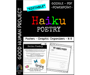 Haiku Poetry Writing | Posters & Graphic Organizers