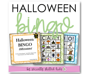 HALLOWEEN BINGO!  Differentiated For K-5th
