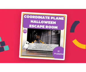 Halloween Coordinate Plane Digital Escape Room