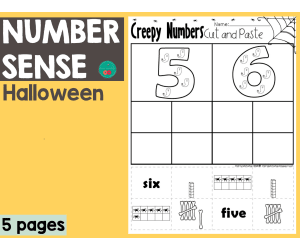 Halloween Creepy Numbers 1-10