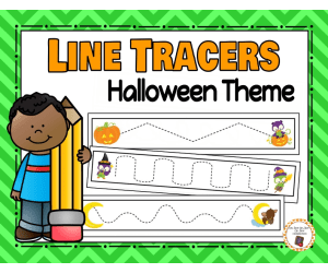 Halloween Line Tracers activity