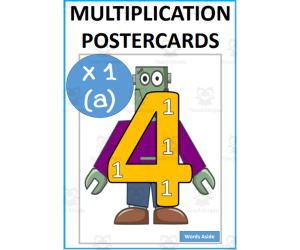 Halloween Multiplication and Repeated Addition Posters x1A