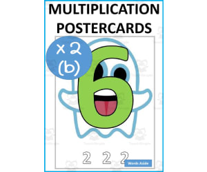 Halloween Multiplication and Repeated Addition Posters x2b