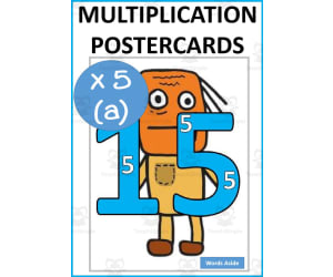 Halloween Multiplication and Repeated Addition Posters x5a