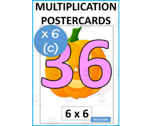 Halloween Multiplication and Repeated Addition Posters x6c