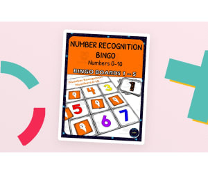 Halloween Number Recognition 0-10 Bingo - Boards 1-5