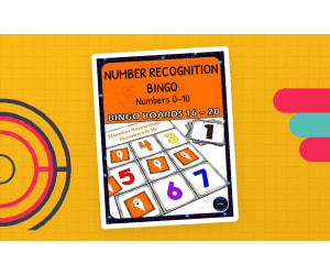 Halloween Number Recognition 0-10 Bingo - Boards 16-20