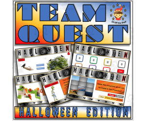 Halloween Team Quest - General Knowledge Team Building Quiz for Middle School
