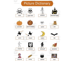 Halloween Vocabulary Packet