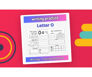 handwriting practice letter o - trace letter o worksheets preschool