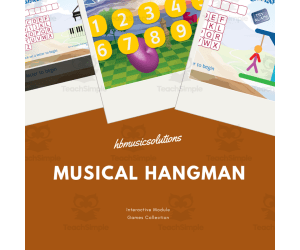 Hangman 8 Letters | Interactive Musical Games Activity
