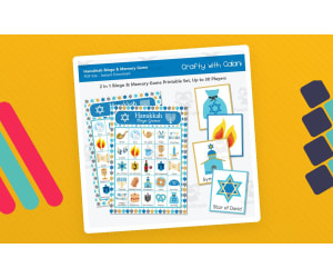Hanukkah Bingo and Memory Game