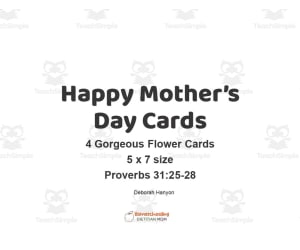 Happy Mother's Day Floral Cards