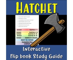 Hatchet - Interactive Flipbook Study Guide