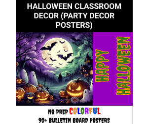 Hauntingly Hilarious Halloween Classroom/Door/Hallway/School Decor Kit