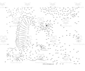 Hawk Dot-to-Dot PDF - 479 Dots