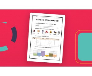Health + Growth Worksheet