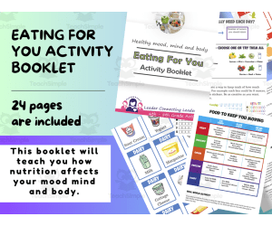Healthy Mood, Mind, and Body Activity Booklet - Nutrition Activities
