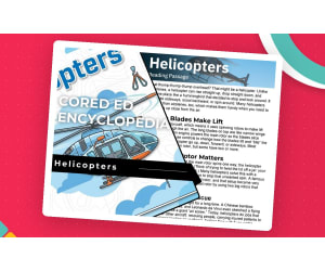 Helicopters Reading Comprehension Passage - Cored Ed Encyclopedia