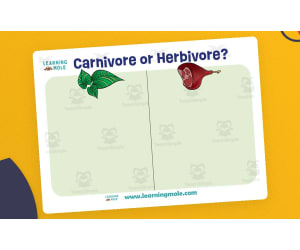 Herbivore and Carnivore Dinosaurs – Sorting Activity