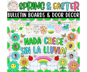 HERE COMES THE SUN! : Spring & Easter Bulletin boards & door decor