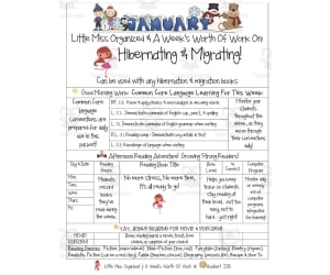 Hibernating and Migrating | Reading Activity Packet