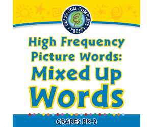 High Frequency Picture Words: Mixed Up Words - FLASH-MAC